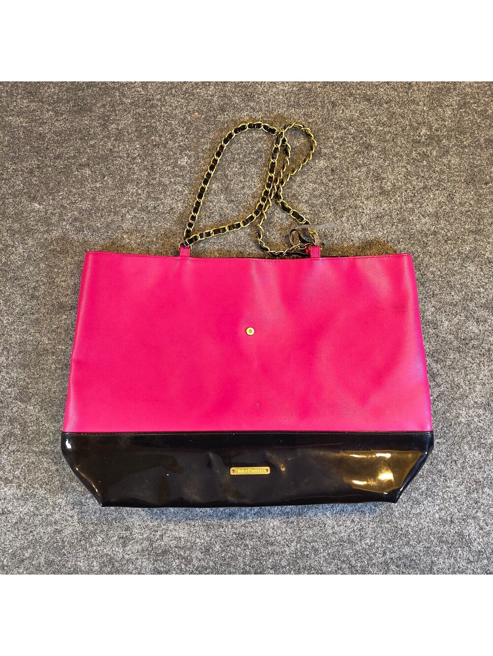 Juicy Couture Pink and Black Tote Bag